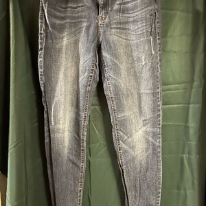 a.n.a Distressed Denim Skinny Jeans